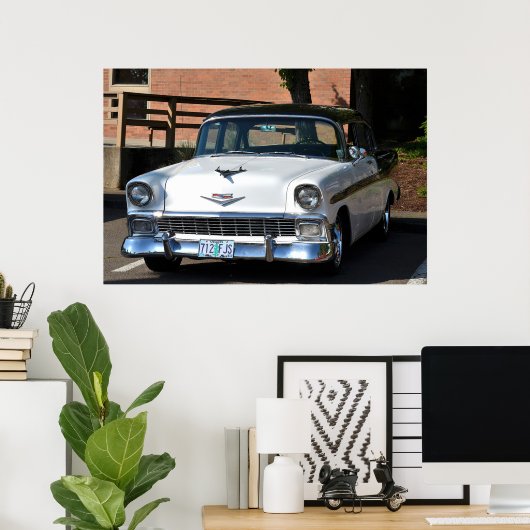Chevy Bel Air Poster 1955 (Thuiskantoor)