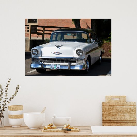 Chevy Bel Air Poster 1955 (Keuken)