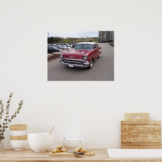 Chevy Bel-Air Poster 1957 (Keuken)