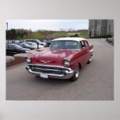 Chevy Bel-Air Poster 1957 (Voorkant)