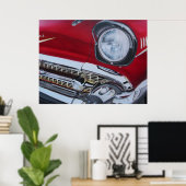 Chevy Bel Air Poster 1957 (Thuiskantoor)