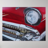 Chevy Bel Air Poster 1957 (Voorkant)