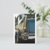 Chevy Bel Air Tail Fin Briefkaart (Staand voorkant)