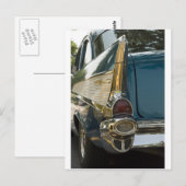 Chevy Bel Air Tail Fin Briefkaart (Voorkant / Achterkant)