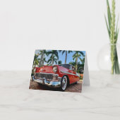 Chevy Belair 1956 Bedankkaart (Voorkant)