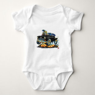 Chevy Belair Black Car 1955 Romper