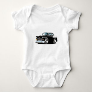 Chevy Belair Black-White 1955 Romper