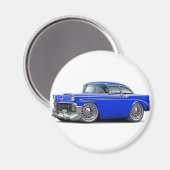 Chevy Belair Blue Car 1956 Magneet (Voorkant / Achterkant)