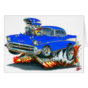 Chevy Belair Blue Car 1957
