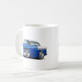 Chevy Belair Blue-White 1955 Koffiemok (Voorkant links)