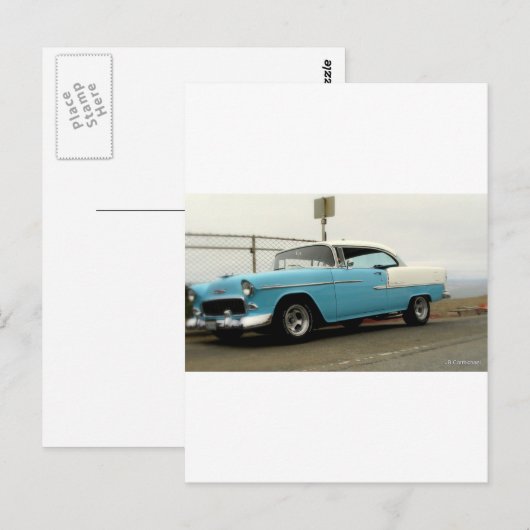 Chevy Belair Briefkaart (Voorkant / Achterkant)