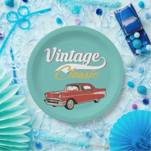 Chevy Belair Papieren Bordje (Feest)