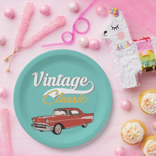 Chevy Belair Papieren Bordje (Feest)