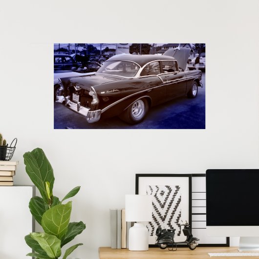 Chevy Belair Poster (Thuiskantoor)