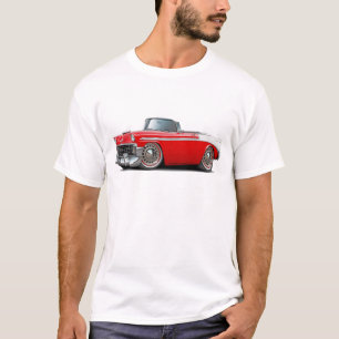 Chevy Belair Red-White 1956-converteerbaar T-shirt