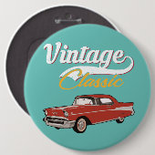 Chevy Belair Ronde Button 6,0 Cm (Voorkant /achterkant)