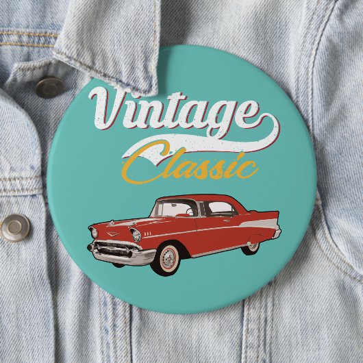 Chevy Belair Ronde Button 6,0 Cm (In situ)