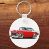 Chevy Belair Rood-White 1956 Sleutelhanger (Voorkant)