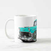 Chevy Belair Turquoise Car 1956 Koffiemok (Links)