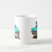 Chevy Belair Turquoise Car 1957 Koffiemok (Center)