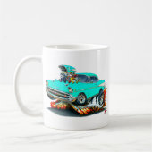 Chevy Belair Turquoise Car 1957 Koffiemok (Links)