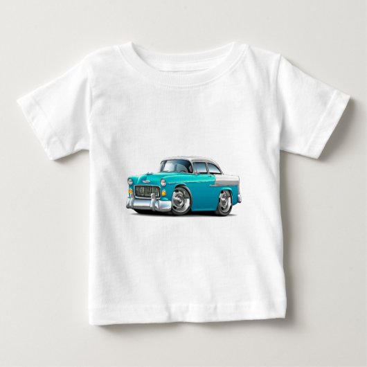 Chevy Belair Turquoise-White 1955 (Voorkant)