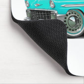 Chevy Belair Turquoise-White 1956 Muismat (Hoek)