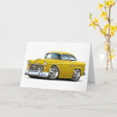 Chevy Belair Yellow Car 1955 Kaart (Gele Bloem)