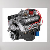 Chevy Big Block Engine Poster (Voorkant)