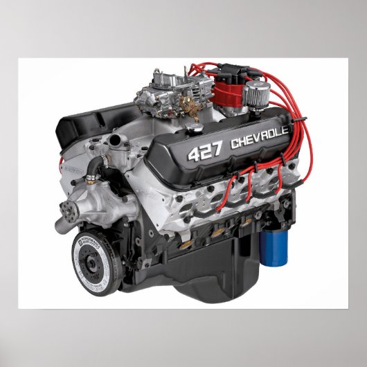 Chevy Big Block Engine Poster (Voorkant)