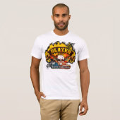 Chevy Blazer - Burnout Banner Skull -n-vlag T-shirt (Voorkant volledig)