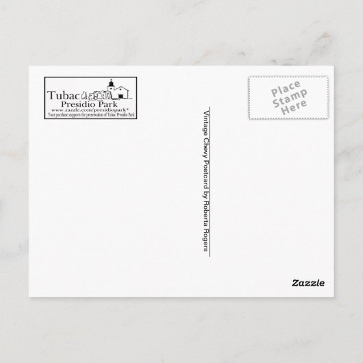  Chevy-Briefkaart Briefkaart (Achterkant)