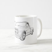 Chevy C10 Classic Pickup Truck Koffiemok (Voorkant rechts)
