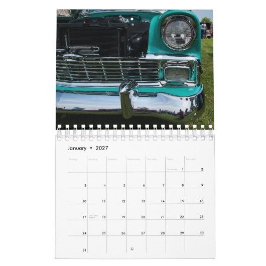 Chevy Calendar 2013 56 Kalender (Jan 2027)