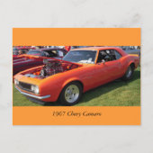 Chevy Camaro 1967 Briefkaart (Voorkant)