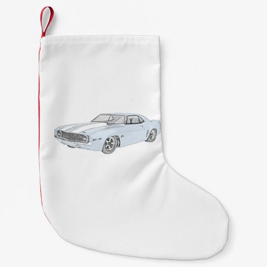 Chevy Camaro 1969 Kleine Kerstsok (Voorkant)