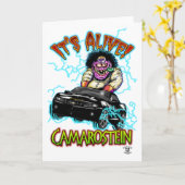 Chevy Camaro Black SS Kaart (Gele Bloem)