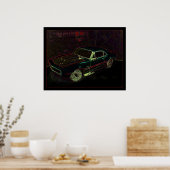 Chevy Camaro Poster (Keuken)
