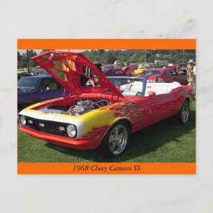 Chevy Camaro SS 1968 Briefkaart