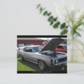 Chevy Camaro SS 1969 Briefkaart (Staand voorkant)