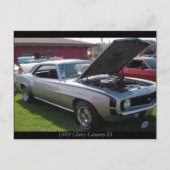 Chevy Camaro SS 1969 Briefkaart (Voorkant)