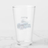  Chevy Car Personalized Beer uit de jaren vijftig Glas (Achterkant)