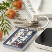 Chevy Chase Maryland vlag licentie bord sleutelhan Sleutelhanger (Voorkant Rechts)