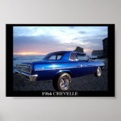 Chevy Chevelle 1964 Poster (Voorkant)