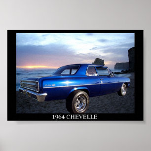 Chevy Chevelle 1964 Poster