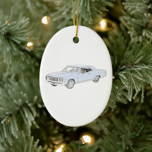 Chevy Chevelle 1967 Keramisch Ornament (Boom)