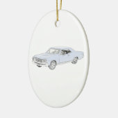 Chevy Chevelle 1967 Keramisch Ornament (Links)