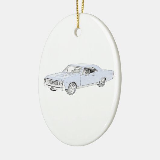 Chevy Chevelle 1967 Keramisch Ornament (Links)