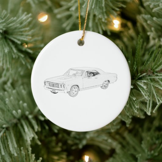Chevy Chevelle 1967 Keramisch Ornament (Boom)
