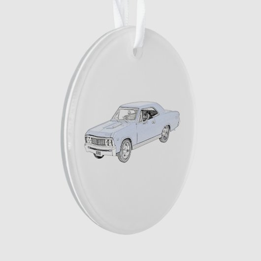 Chevy Chevelle 1967 Ornament (voorkant)